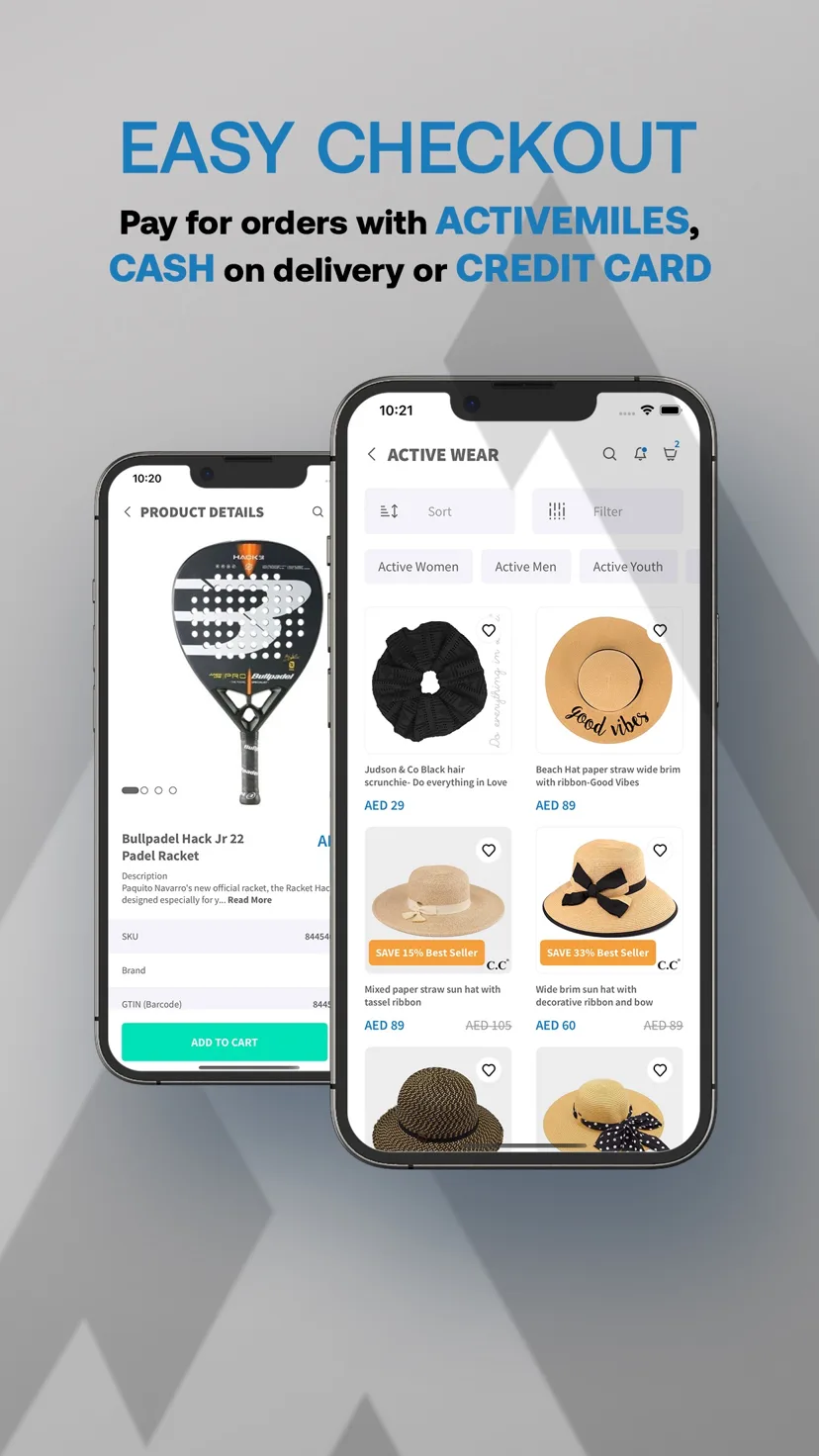 ActiveMile checkout