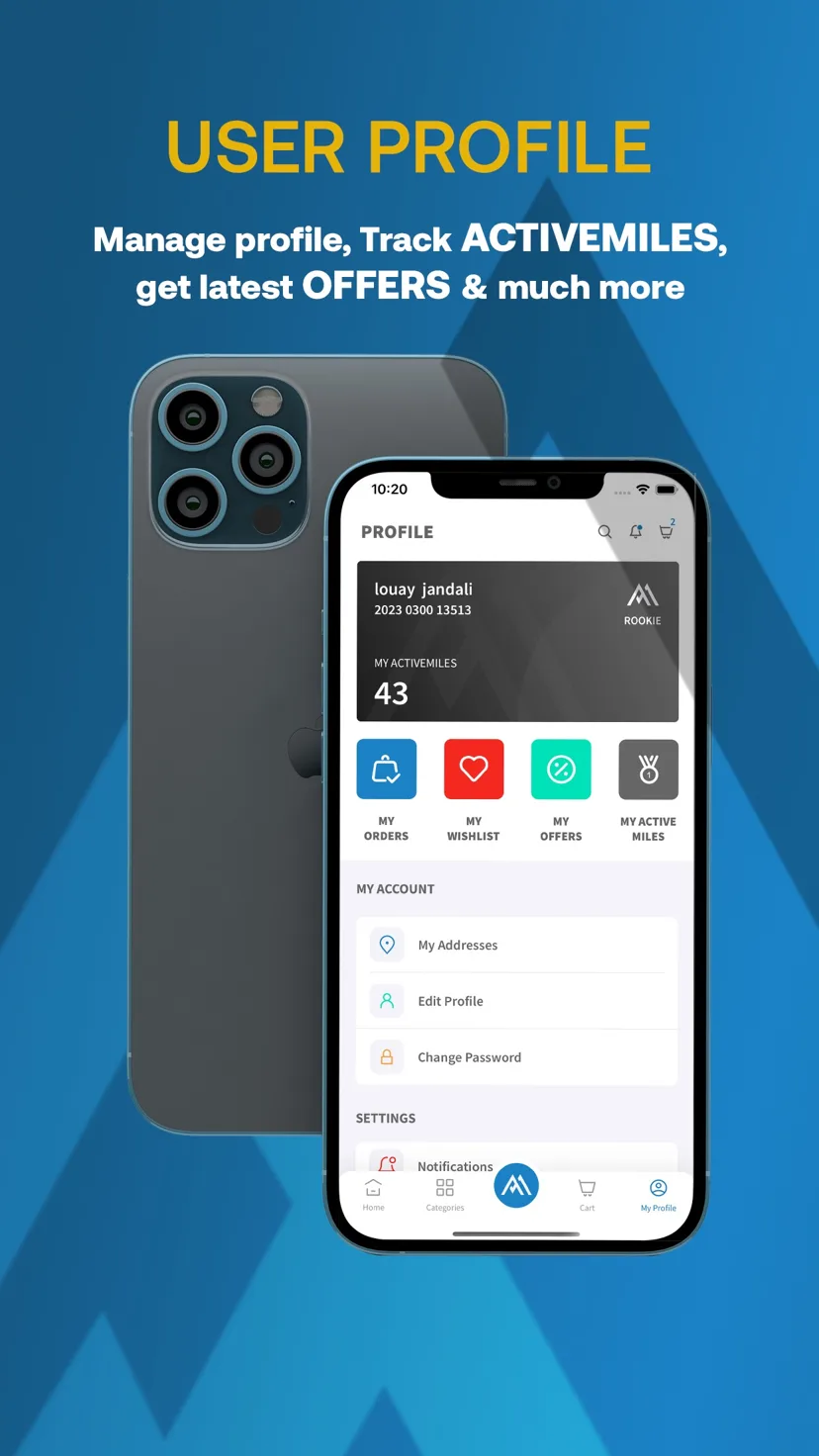 ActiveMile profile