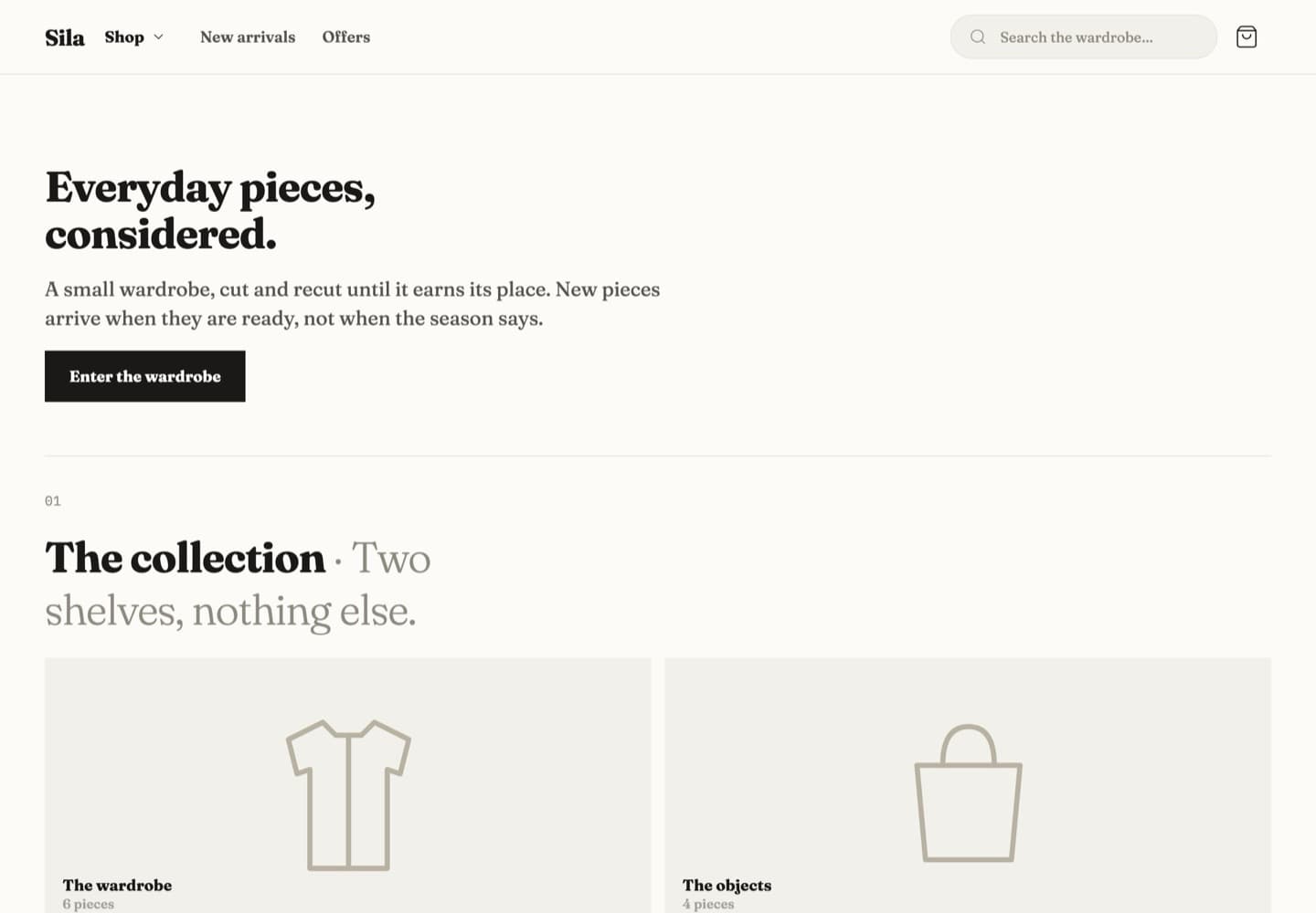 e-comets storefront theme, Atelier