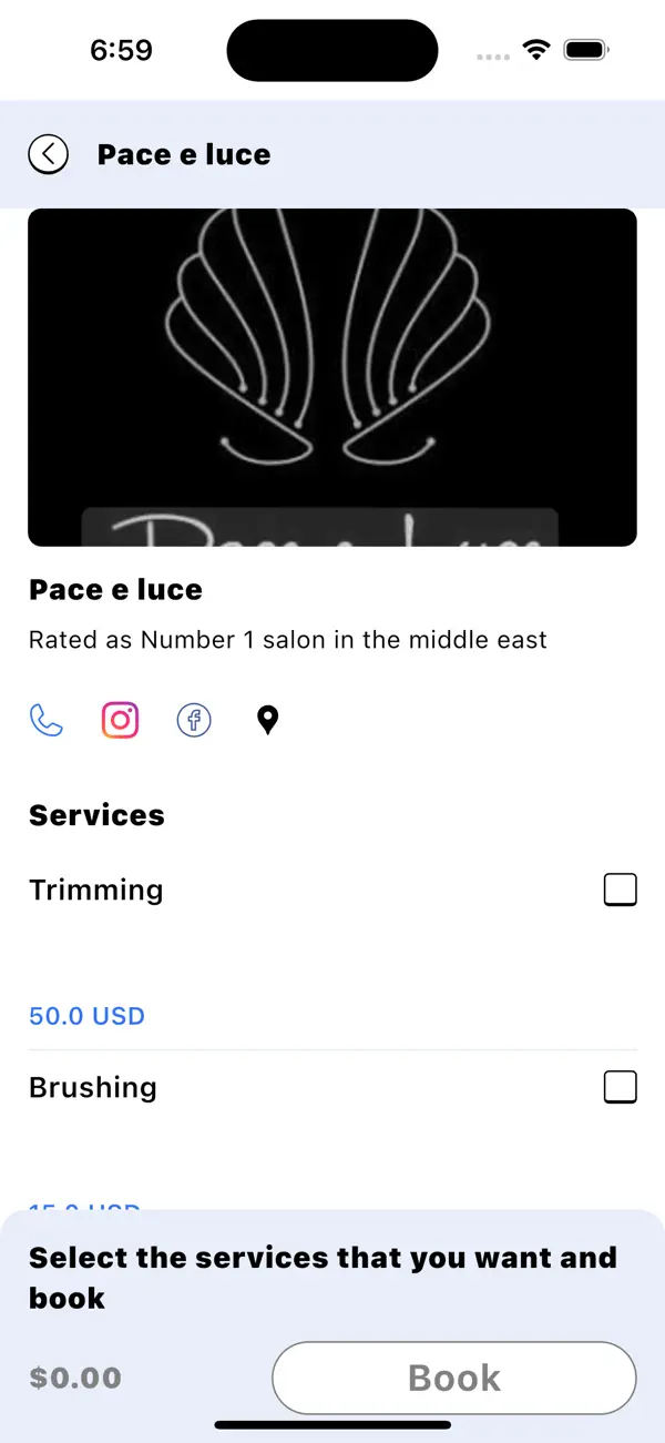 Mawaadi salon page